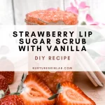 Strawberry lip sugar scrub recipe