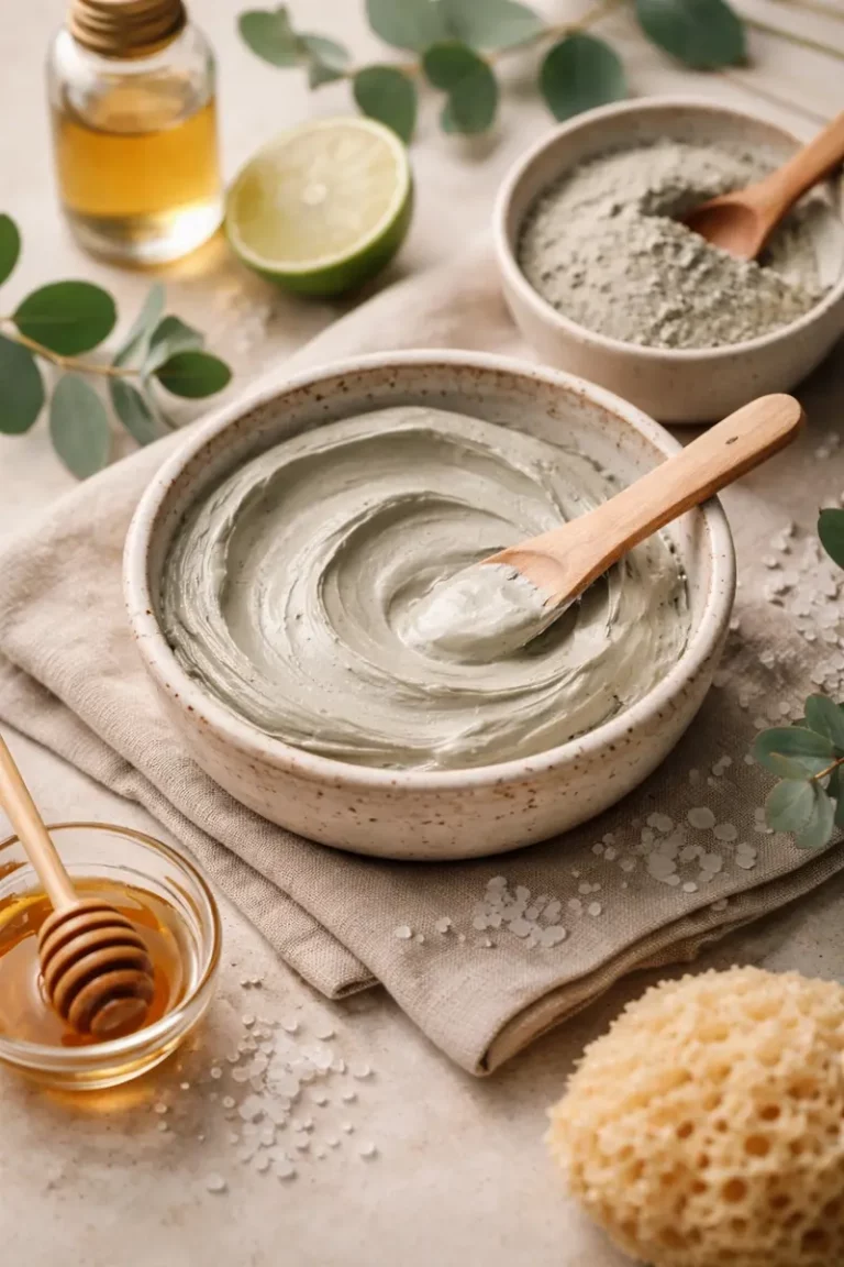 homemade bentonite clay facial mask